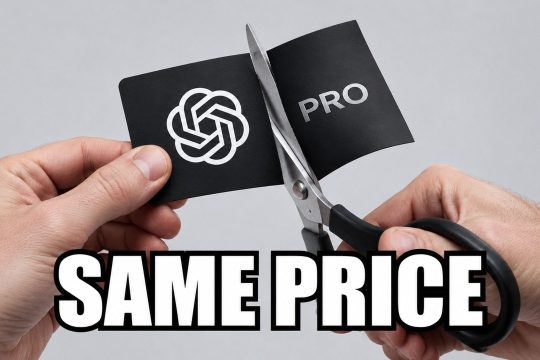 ChatGPT Pro gets cut in half tomorrow