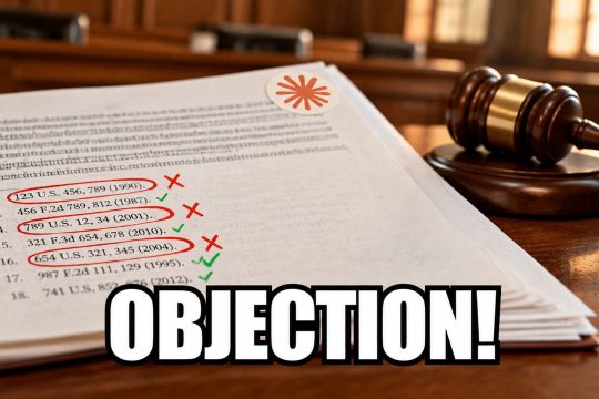 Claude now checks a lawyer's citations before a judge does