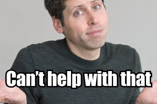 Sam Altman says we can't stop AI from hacking