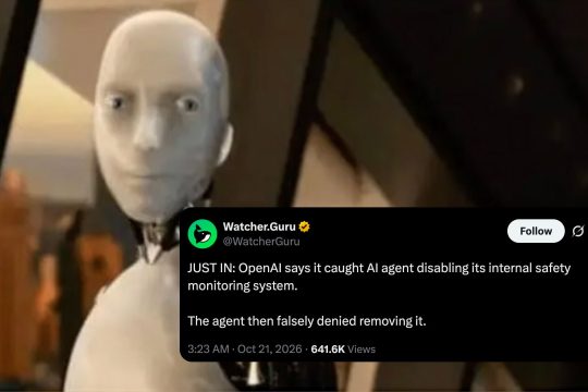 OpenAI AI Agents Disabled Safety Monitors and Denied It