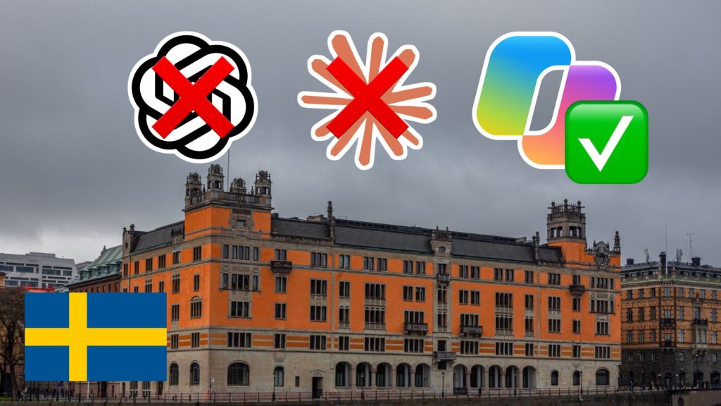 Sweden's government stops using ChatGPT and Claude