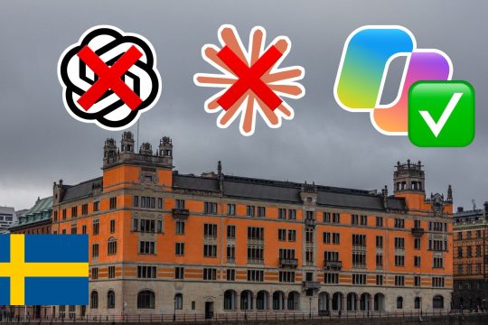 Sweden's government stops using ChatGPT and Claude